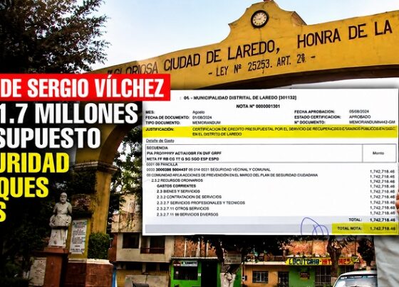Gestión de Sergio Vílchez usó S/ 1.7 millones de presupuesto de seguridad en parques y losas