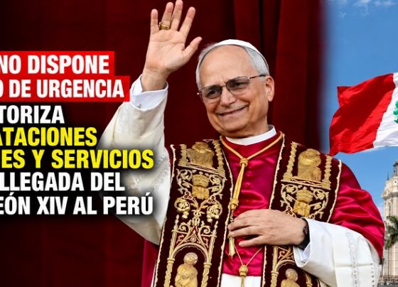 Gobierno dispone decreto de urgencia que autoriza contrataciones de bienes y servicios por la llegada del papa León XIV al Perú