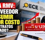 Sube la RMV: ¿el proveedor debe asumir el mayor costo en los contratos con el Estado?