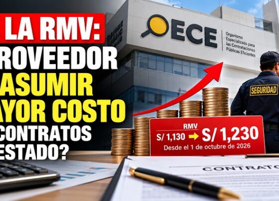Sube la RMV: ¿el proveedor debe asumir el mayor costo en los contratos con el Estado?