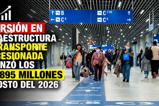 Inversión en infraestructura de transporte concesionada alcanzó los USD 895 millones a agosto del 2026