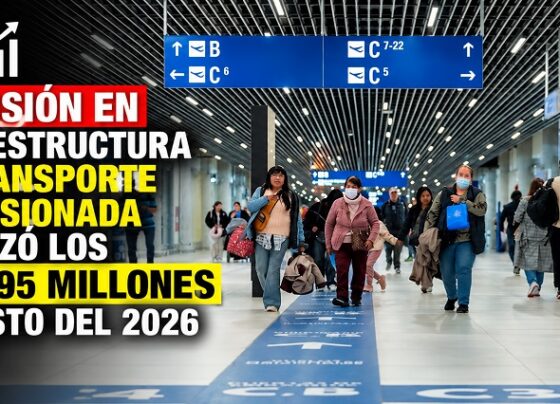 Inversión en infraestructura de transporte concesionada alcanzó los USD 895 millones a agosto del 2026
