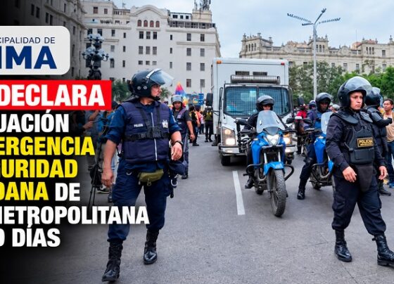 MML declara en situación de emergencia la seguridad ciudadana de Lima Metropolitana por 60 días