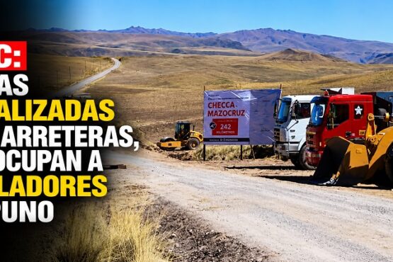 MTC: Obras paralizadas en carreteras, preocupan a pobladores en Puno