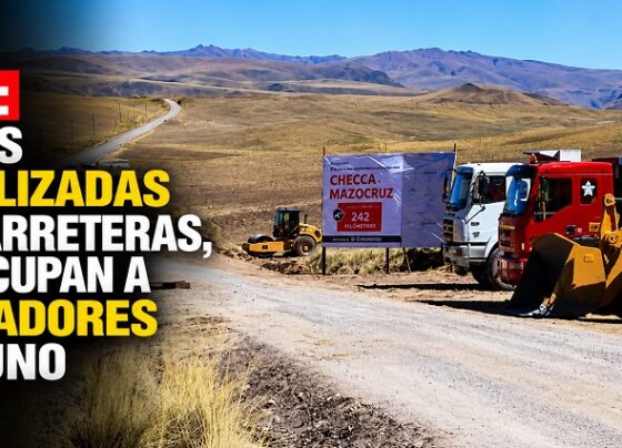 MTC: Obras paralizadas en carreteras, preocupan a pobladores en Puno