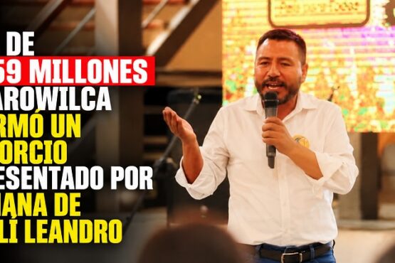 Obra de S/6,59 millones en Yarowilca la firmó un consorcio representado por hermana de Rosalí Leandro