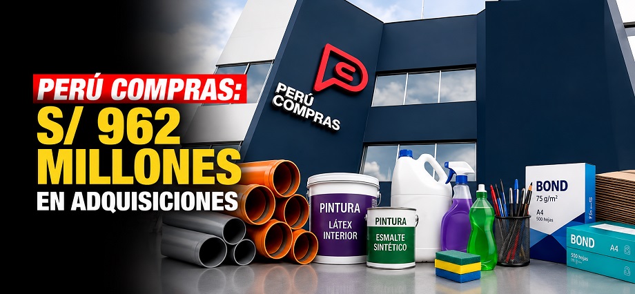 Perú Compras: S/ 962 millones en adquisiciones