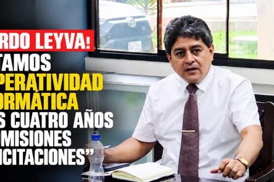 Ricardo Leyva: “evitamos inoperatividad informática tras cuatro años de omisiones en licitaciones”