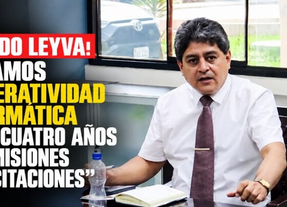 Ricardo Leyva: “evitamos inoperatividad informática tras cuatro años de omisiones en licitaciones”