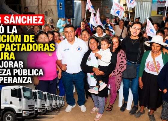 Wilmer Sánchez anunció la adquisición de 10 compactadoras de basura para mejorar la limpieza pública en La Esperanza