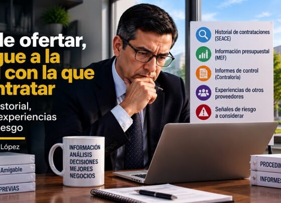 Antes de ofertar, investigue a la entidad con la que va a contratar