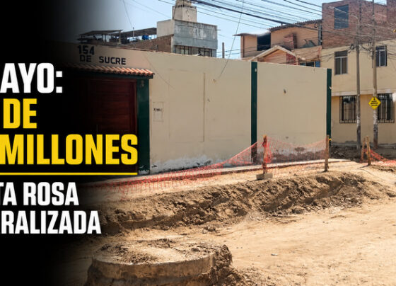 Chiclayo: obra de S/9,3 millones en Santa Rosa luce paralizada