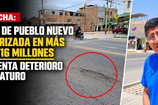 Chincha: obra de Pueblo Nuevo valorizada en más de S/16 millones presenta deterioro prematuro