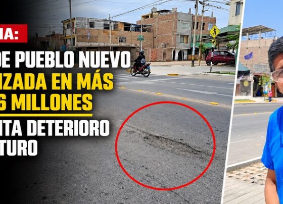 Chincha: obra de Pueblo Nuevo valorizada en más de S/16 millones presenta deterioro prematuro