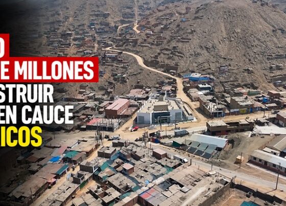 Estado invierte millones en construir obras en cauce de huaicos