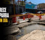 Forado aparece en avenida Parra a menos de un día de entrega de obra de reasfaltado