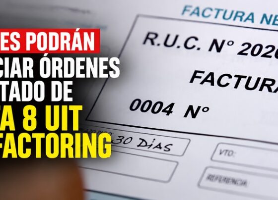 Mipymes podrán financiar órdenes del Estado de hasta 8 UIT con factoring