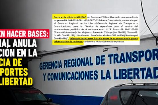No saben hacer bases: Tribunal anula licitación en la Gerencia de Transportes de La Libertad