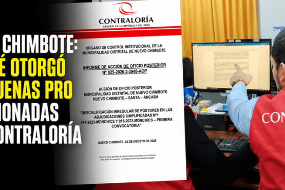 Nuevo Chimbote: comité otorgó dos buenas pro cuestionadas por Contraloría