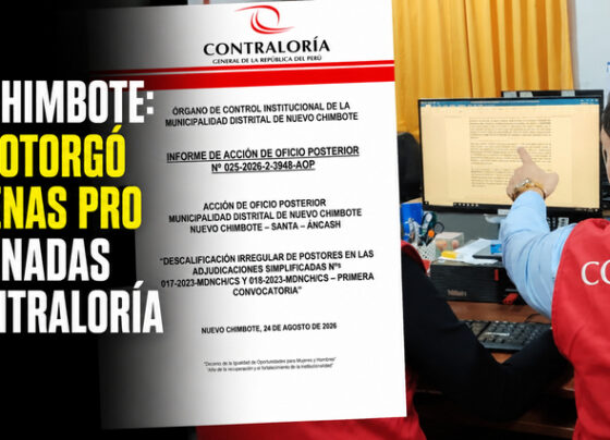 Nuevo Chimbote: comité otorgó dos buenas pro cuestionadas por Contraloría