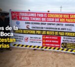 Proveedores de la doble vía a Boca del Río protestan por millonarias deudas