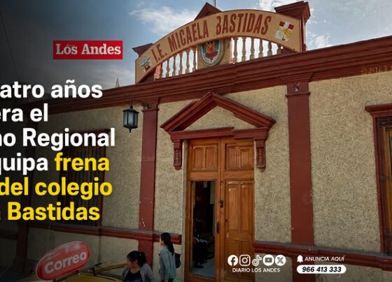 Tras cuatro años de espera el Gobierno Regional de Arequipa frena la obra del colegio Micaela Bastidas