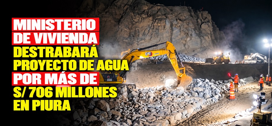 Ministerio de Vivienda destrabará proyecto de agua por más de S/706 millones en Piura