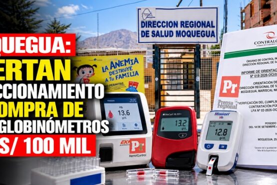 Moquegua: alertan direccionamiento en compra de hemoglobinómetros por S/ 100 mil