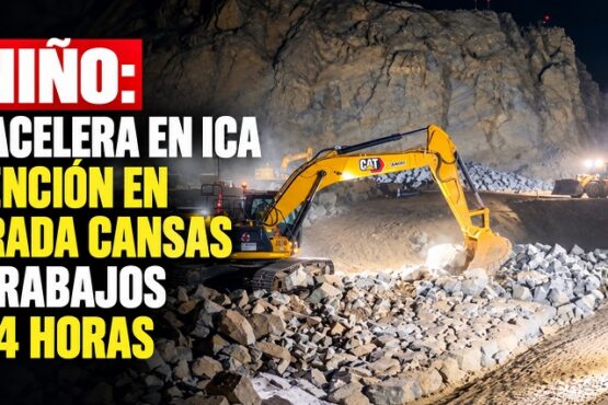 El Niño: ANIN acelera en Ica prevención en quebrada Cansas con trabajos las 24 horas
