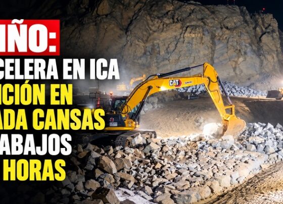 El Niño: ANIN acelera en Ica prevención en quebrada Cansas con trabajos las 24 horas