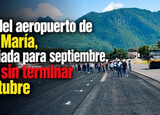 Pista del aeropuerto de Tingo María, anunciada para septiembre, sigue sin terminar en octubre